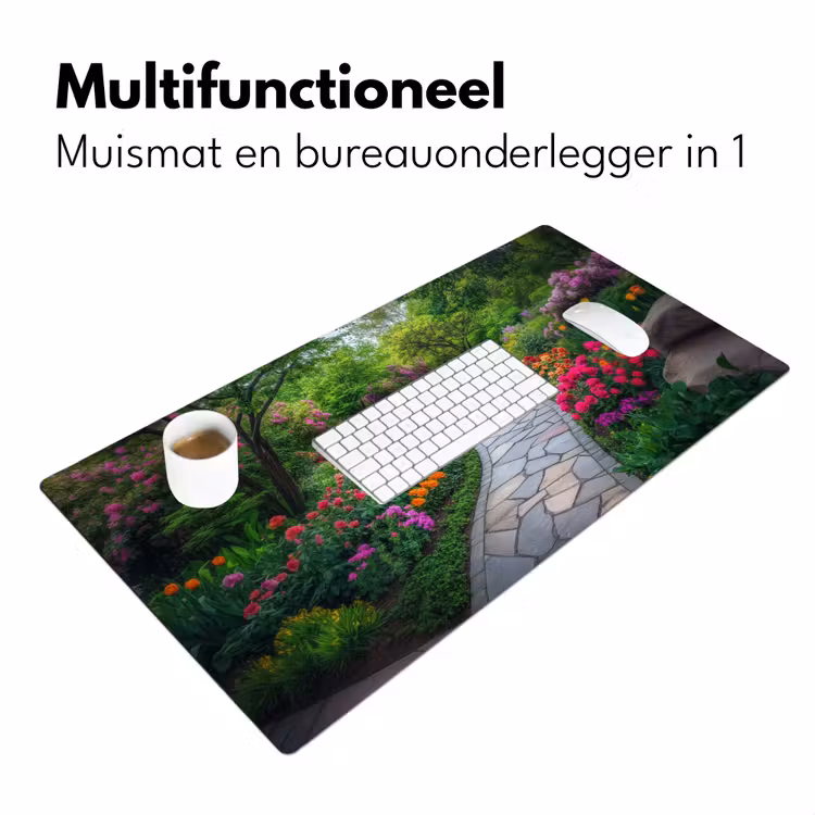 Bureau onderlegger - Park - Bloemen - Tuin — 6