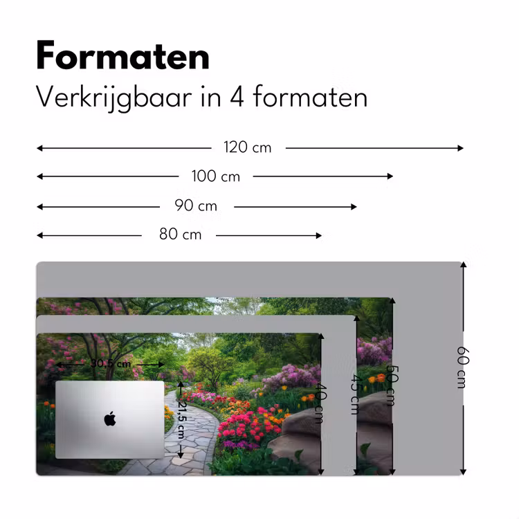 Bureau onderlegger - Park - Bloemen - Tuin — 7
