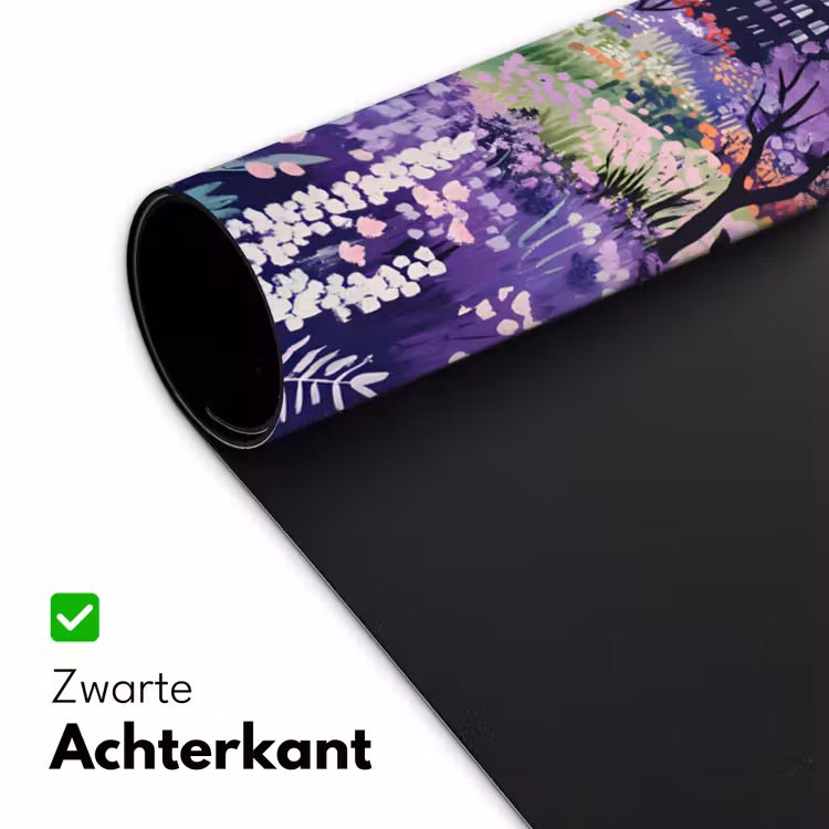 Bureau onderlegger - Park - Bomen - Bloemen - Gebouwen — 4