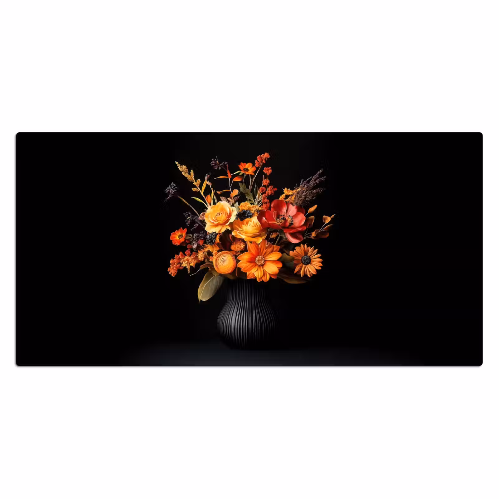Bureau onderlegger - Herfst - Boeket - Oranje — 1