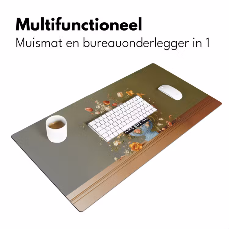 Bureau onderlegger - Bloem - Quote - Vintage - Art — 6