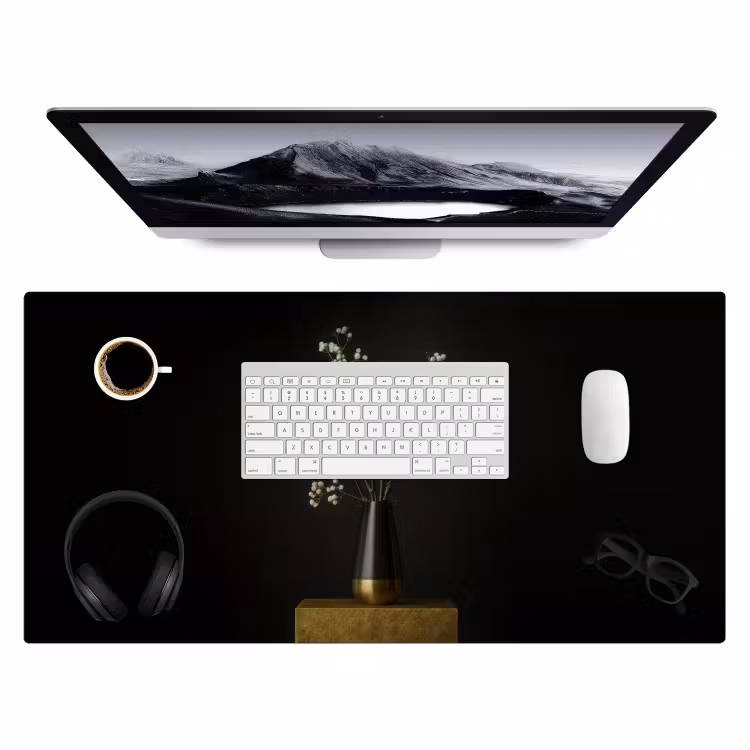 Bureau onderlegger - Bloembollen - Wit - Vaas - Minimalistisch — 3