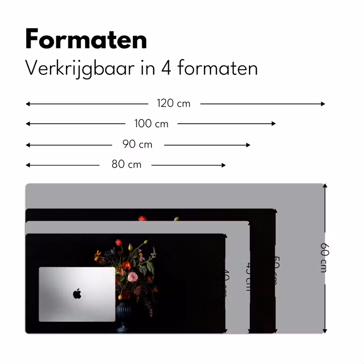 Bureau onderlegger - Bloemen - Bessen - Klassiek — 7