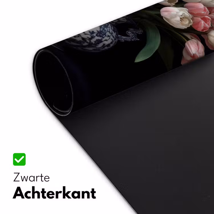 Bureau onderlegger - Bloemen - Roze - Tulpen - Vaas — 4