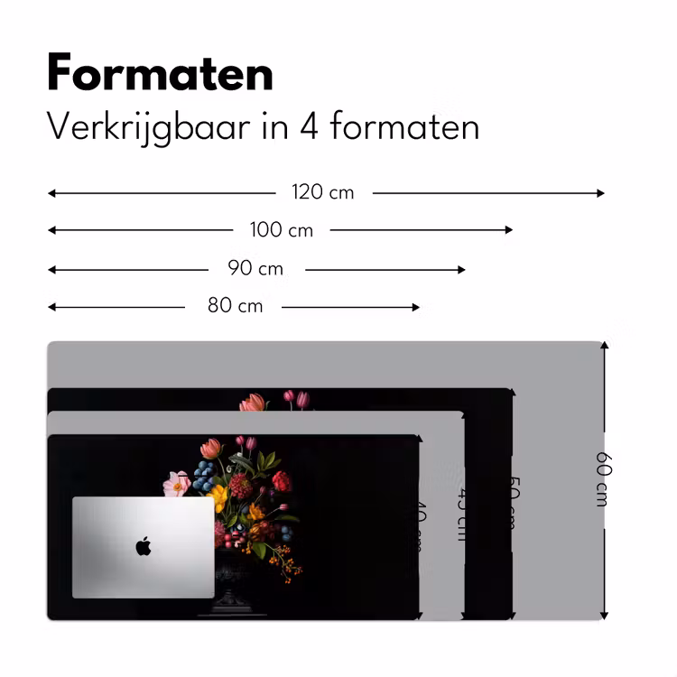 Bureau onderlegger - Bloemen - Vrolijk - Vaas — 7