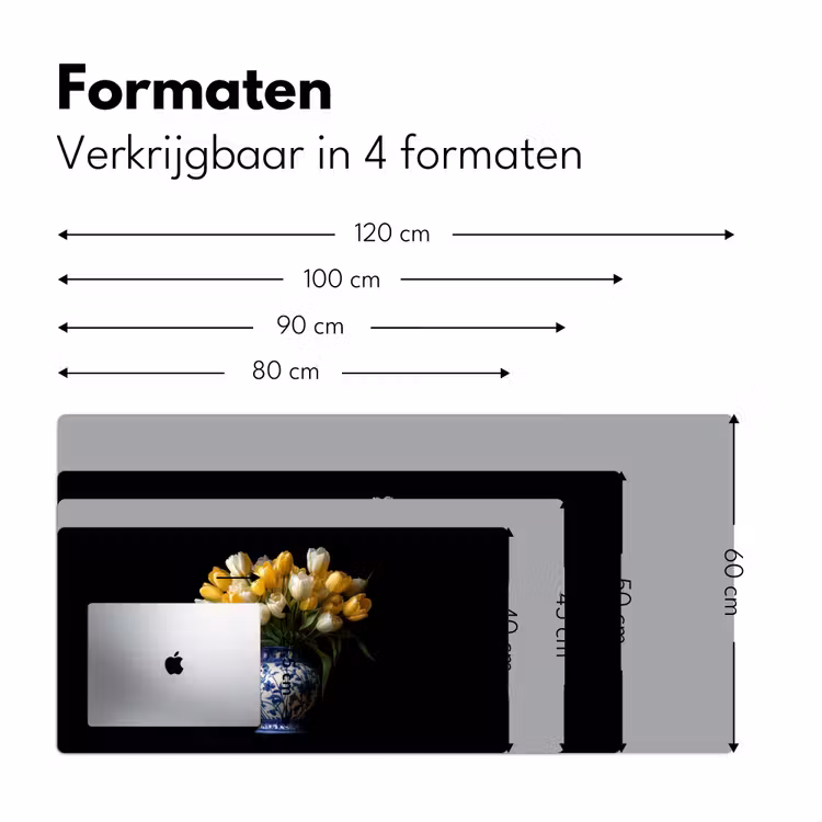 Bureau onderlegger - Geel - Tulpen - Vaas - Bloemen — 7