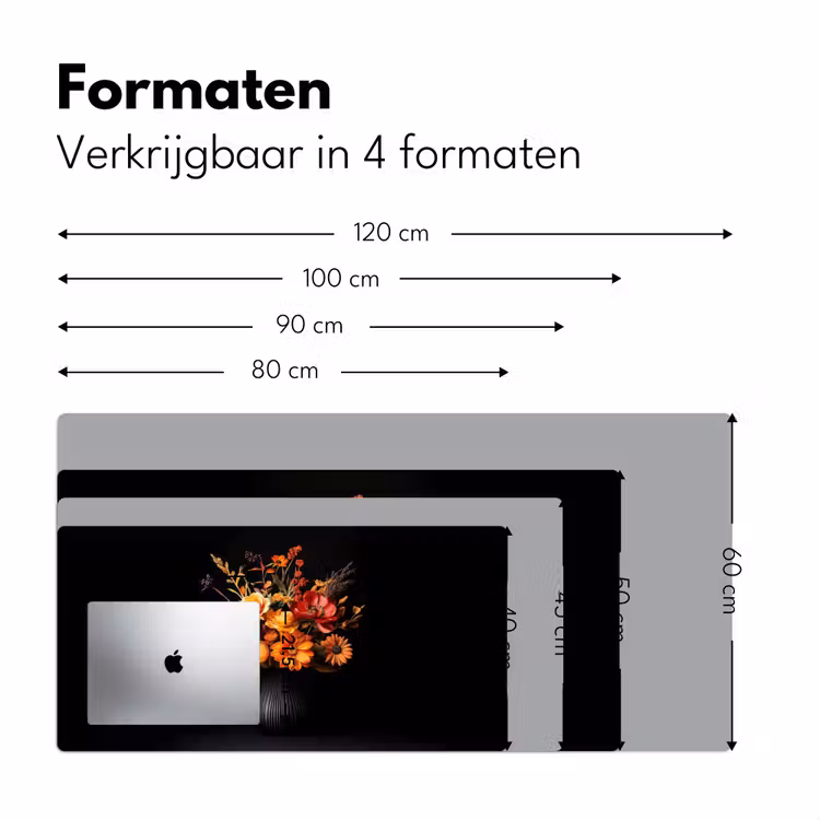 Bureau onderlegger - Herfst - Boeket - Oranje — 7