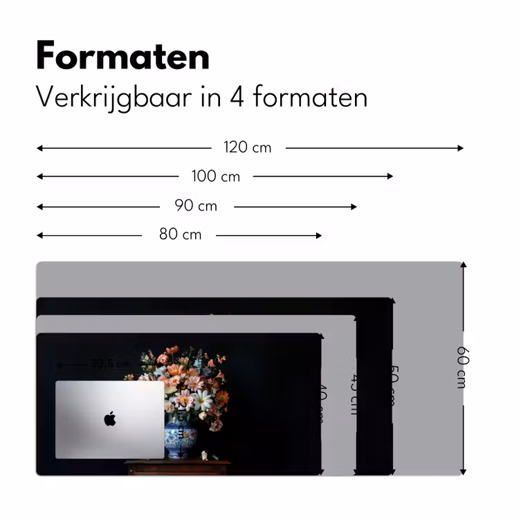 Bureau onderlegger - Hout - Vaas - Kleuren - Bloemen — 7