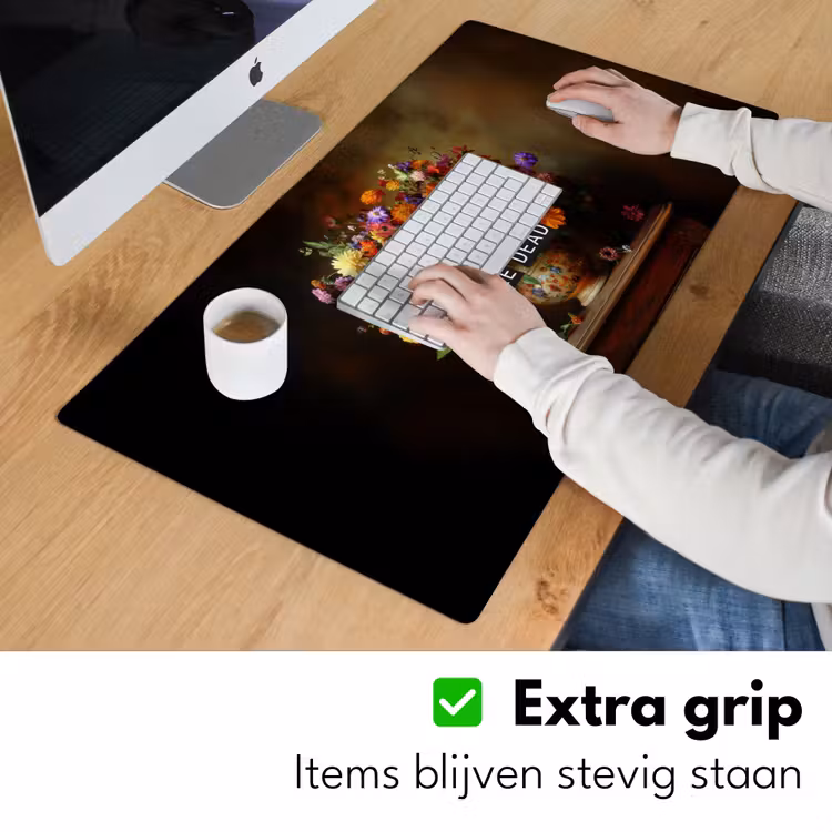 Bureau onderlegger - Kleur - Bloemen - Vintage - Bloemenvaas — 5