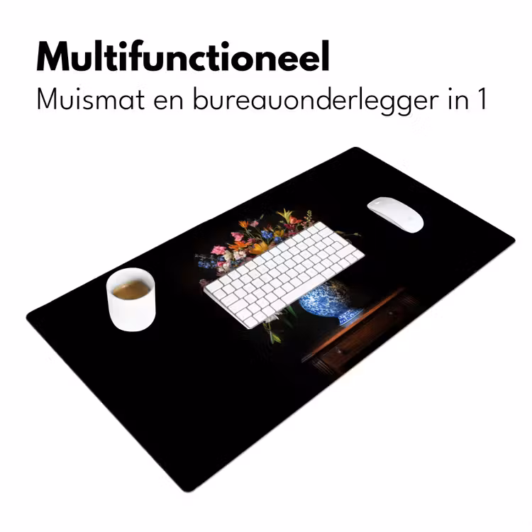 Bureau onderlegger - Kleur - Vaas - Bloemen - Boeket — 6