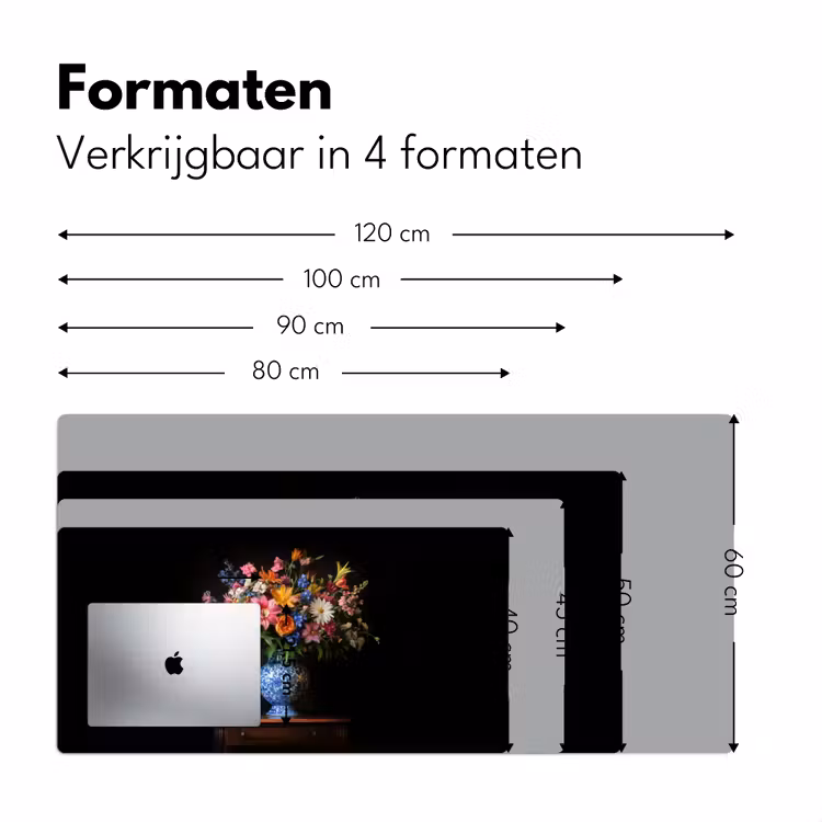 Bureau onderlegger - Kleur - Vaas - Bloemen - Boeket — 7