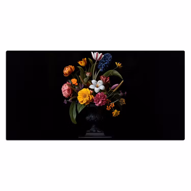 Bureau onderlegger - Lente - Bloemen - Klassiek - Vaas — 1