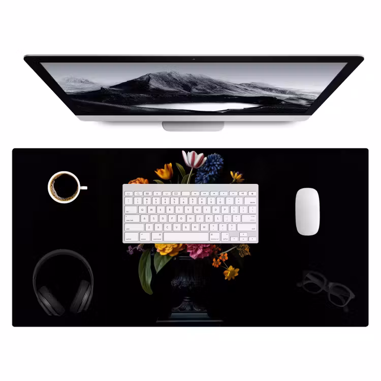 Bureau onderlegger - Lente - Bloemen - Klassiek - Vaas — 3