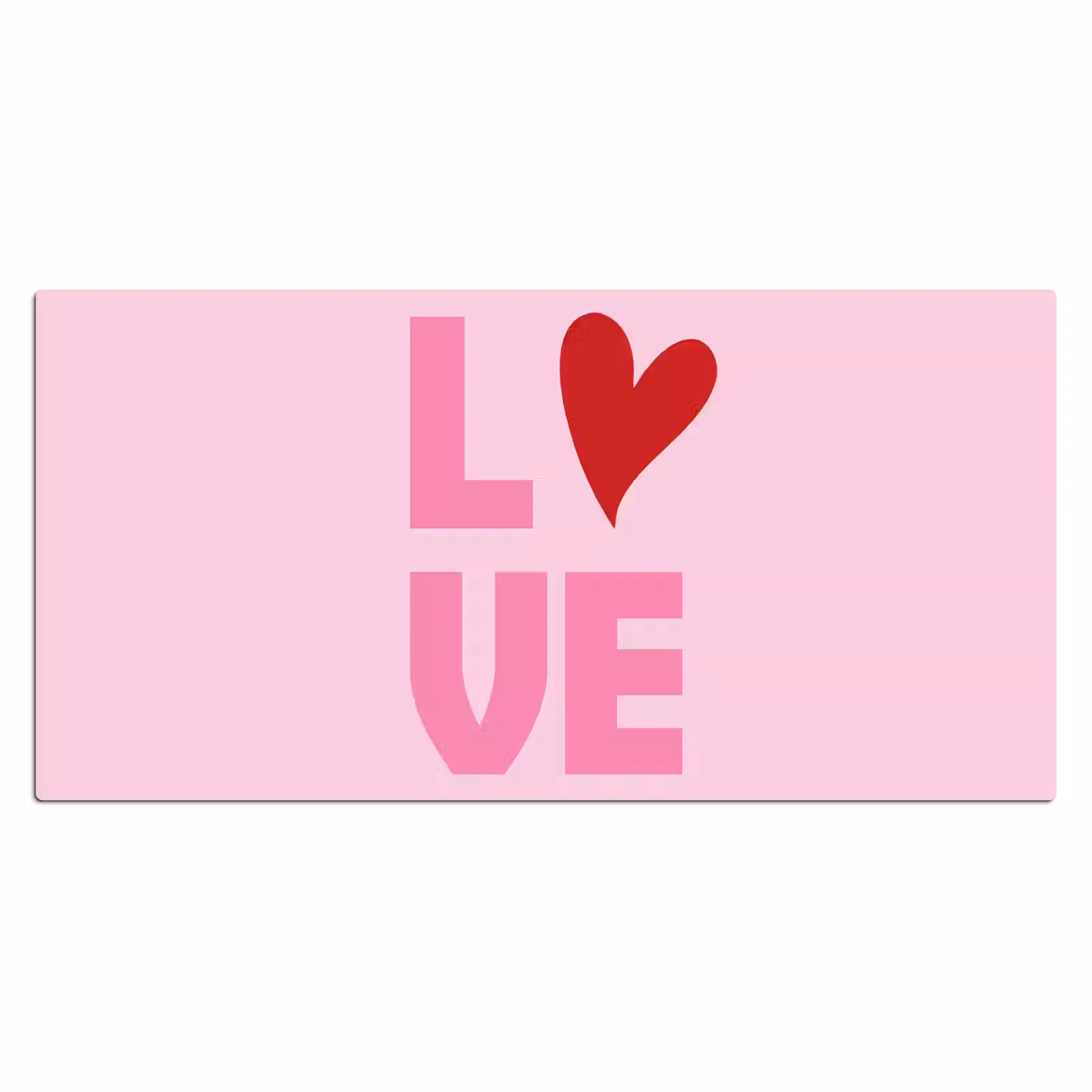 Bureau onderlegger - Love - Roze - Hart - Valentijn — 1