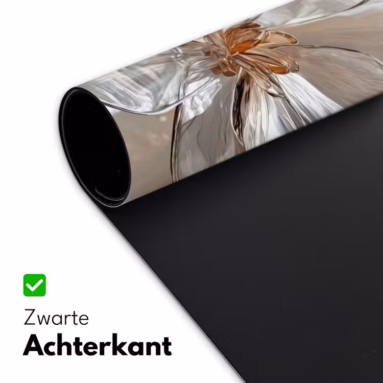 Bureau onderlegger - Bloem - Glazen - Doorzichtig — 4