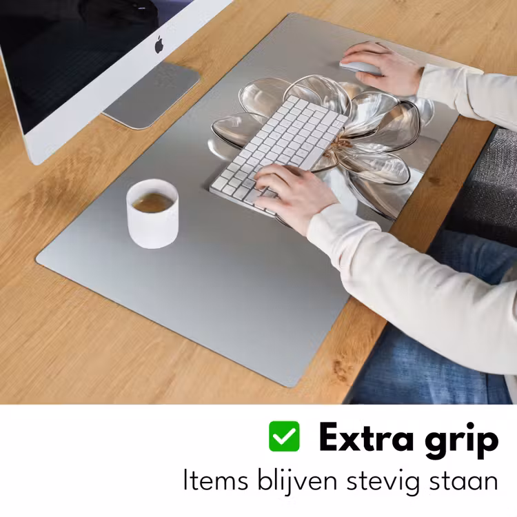 Bureau onderlegger - Bloem - Glazen - Doorzichtig — 5