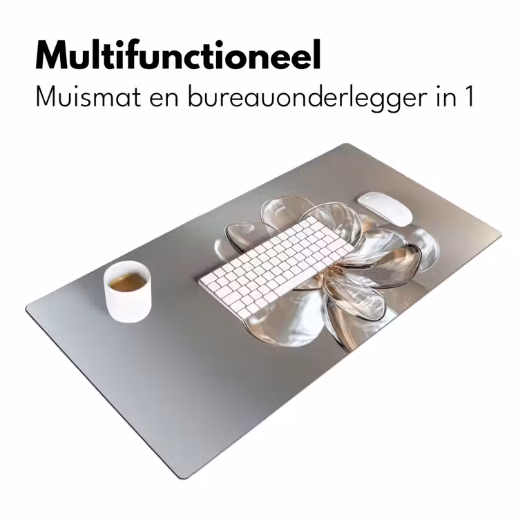 Bureau onderlegger - Bloem - Glazen - Doorzichtig — 6