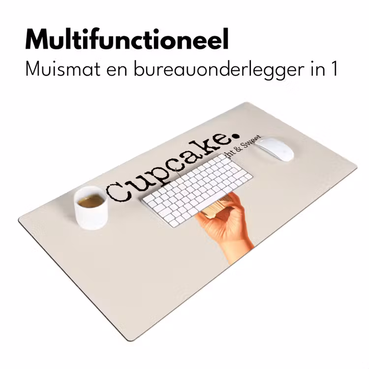 Bureau onderlegger - Cupcake - Zoet - Kers — 6