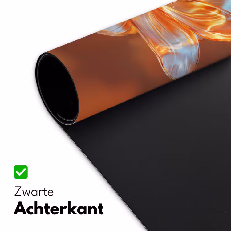 Bureau onderlegger - Glazen - Bloem - Zonlicht — 4