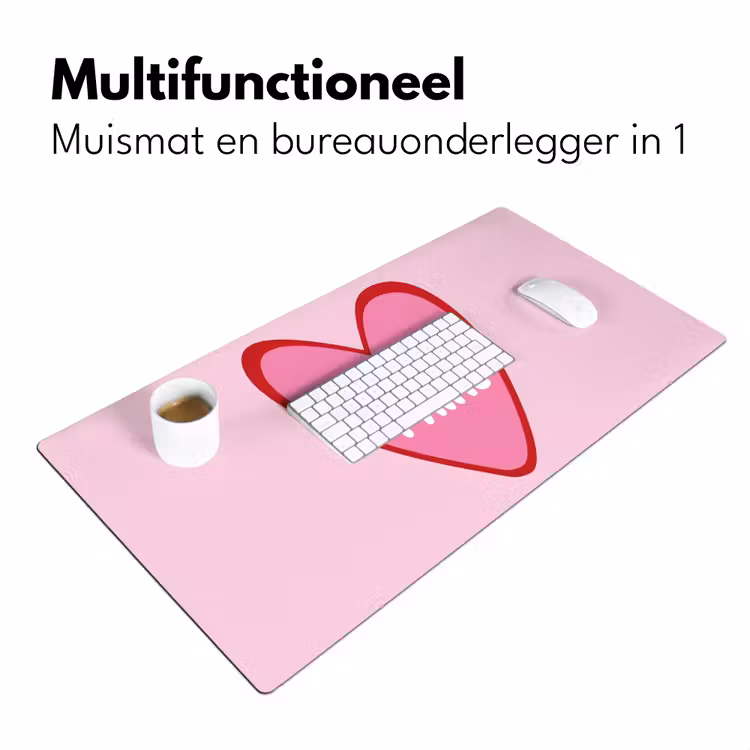 Bureau onderlegger - Hart - Frans - Valentijn - Roze — 6