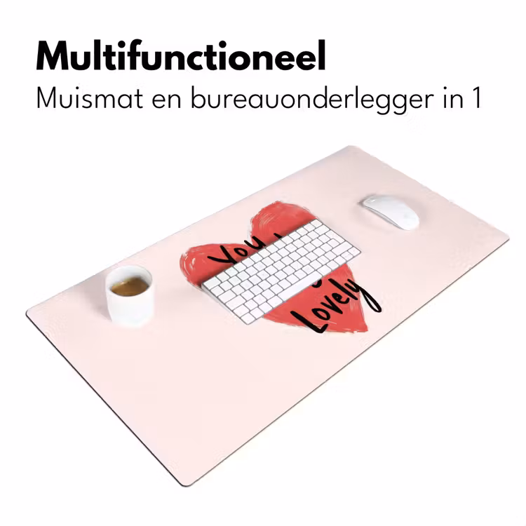 Bureau onderlegger - Hart - Rood - Valentijn — 6
