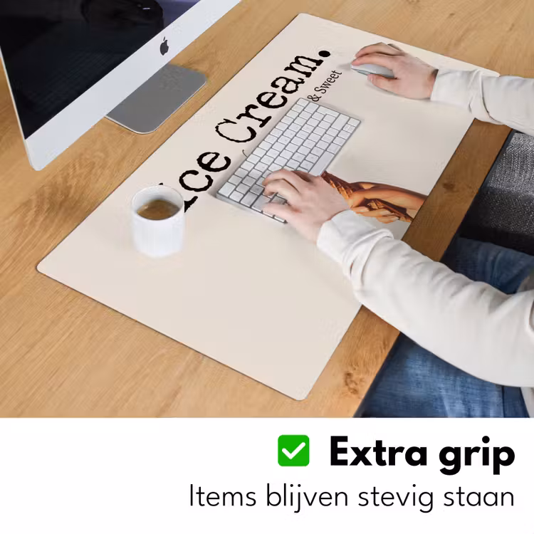 Bureau onderlegger - Ice cream - Softijs - Kleurrijk - Kers — 5