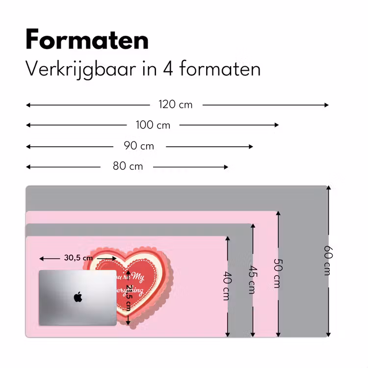 Bureau onderlegger - Liefde - Hart - Valentijn — 7
