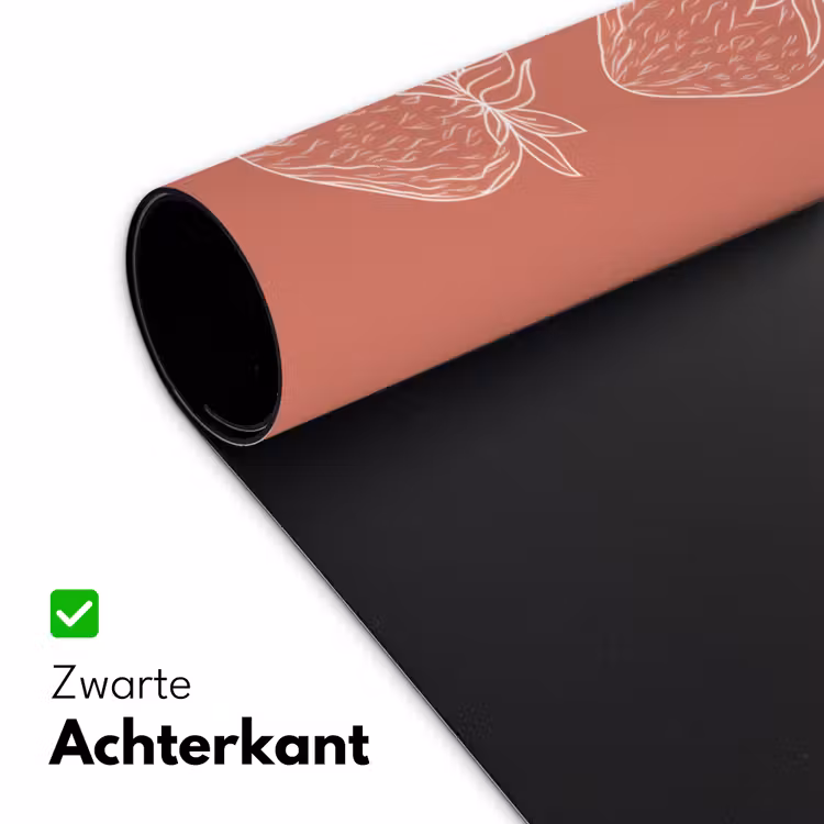 Bureau onderlegger - Minimalistisch - Illustratie - Aardbei - Tak — 4