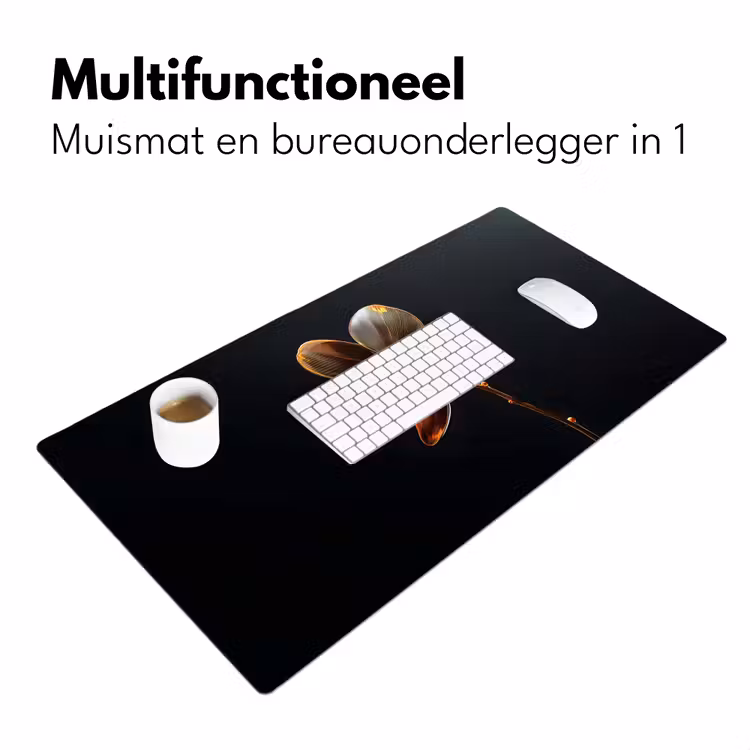 Bureau onderlegger - Orchidee - Doorzichtig - Bloem — 6