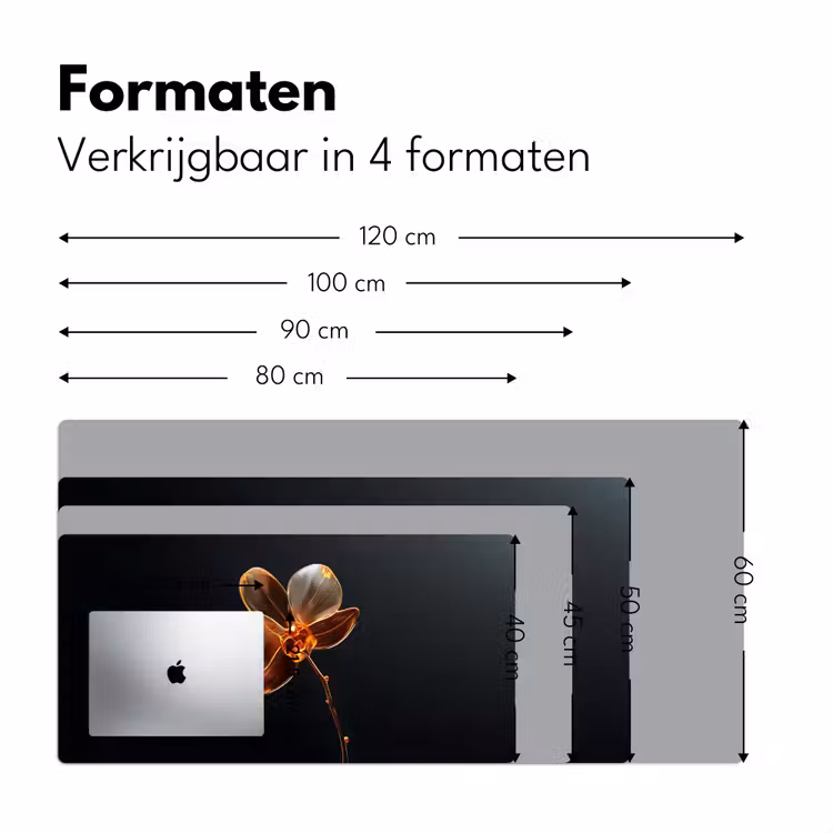 Bureau onderlegger - Orchidee - Doorzichtig - Bloem — 7