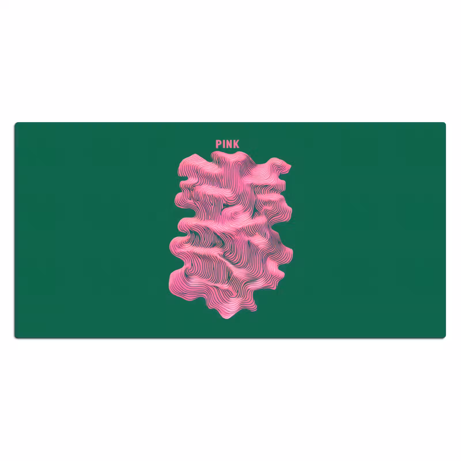 Bureau onderlegger - Abstract - Pink - Lijnen - Groen — 1