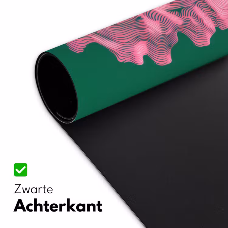 Bureau onderlegger - Abstract - Pink - Lijnen - Groen — 4