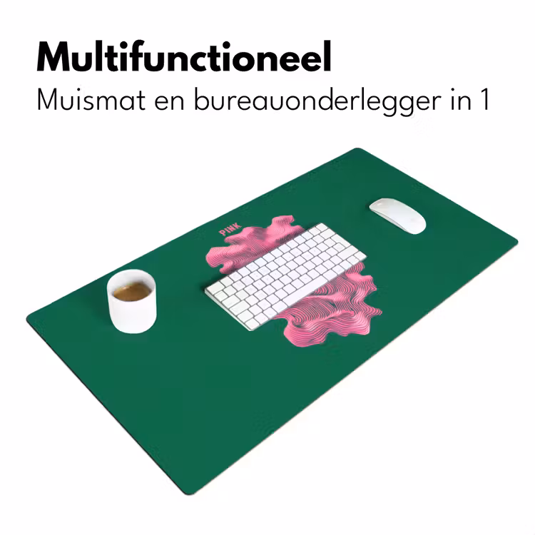Bureau onderlegger - Abstract - Pink - Lijnen - Groen — 6