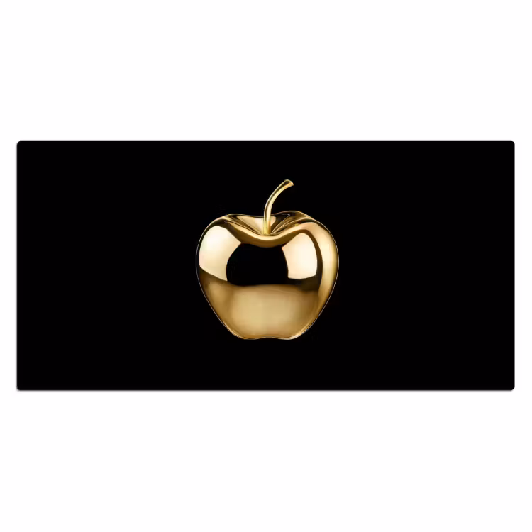 Bureau onderlegger - Appel - Goud - Chrome - Zwart — 1