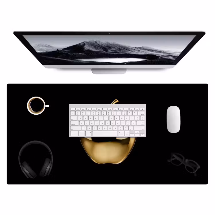 Bureau onderlegger - Appel - Goud - Chrome - Zwart — 3