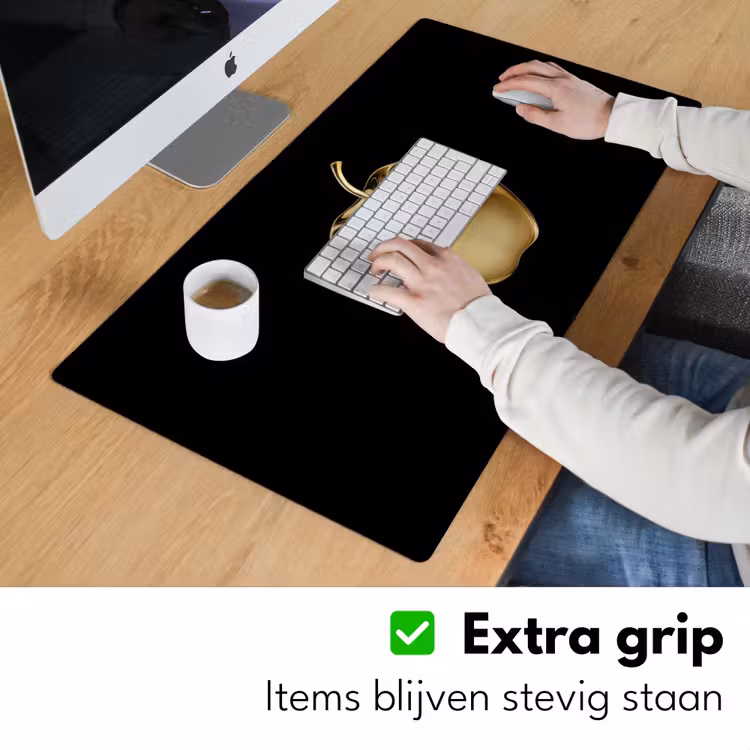 Bureau onderlegger - Appel - Goud - Chrome - Zwart — 5
