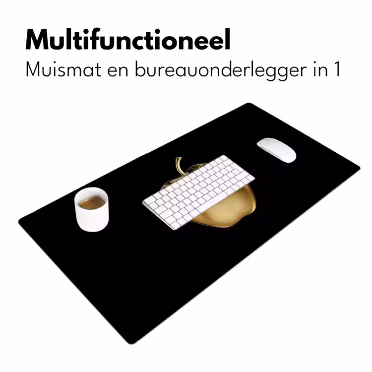 Bureau onderlegger - Appel - Goud - Chrome - Zwart — 6