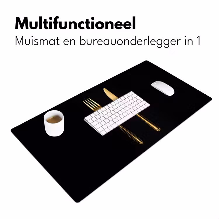 Bureau onderlegger - Bestek - Goud - Mes - Vork — 6