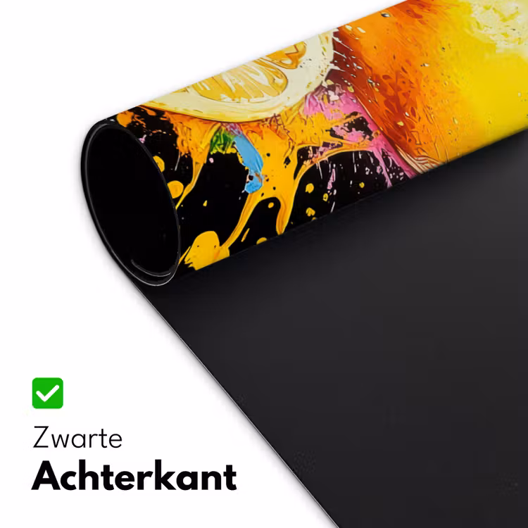Bureau onderlegger - Citroen - Graffiti - Kleurrijk - Verf - Modern — 4