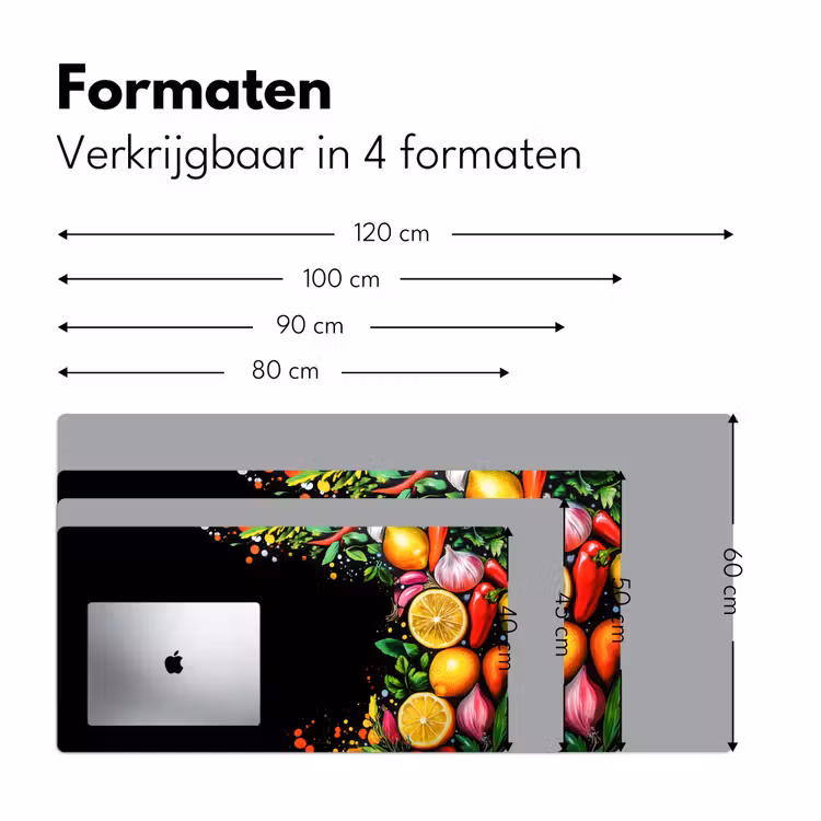Bureau onderlegger - Citroenen - Peper - Kruiden - Graffiti - Verf - Abstract — 7