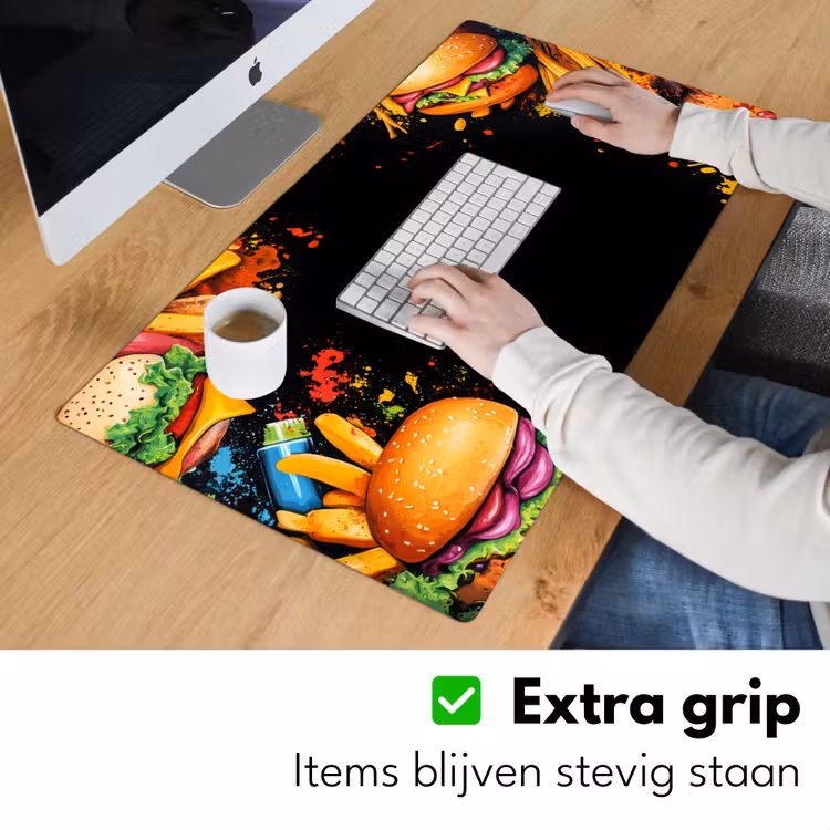 Bureau onderlegger - Fastfood - Graffiti - Hamburger - Eten - Modern — 5