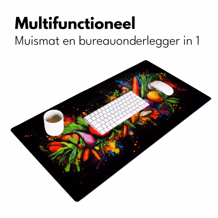 Bureau onderlegger - Groente - Eten - Kruiden - Graffiti - Koken — 6