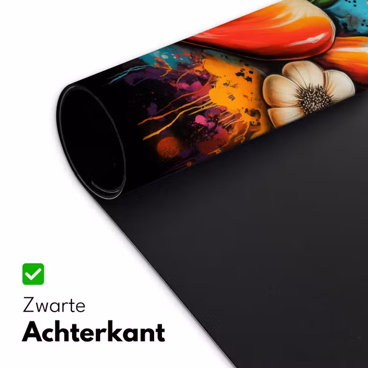 Bureau onderlegger - Groente - Peper - Knoflook - Graffiti - Verf - Kleurrijk — 4