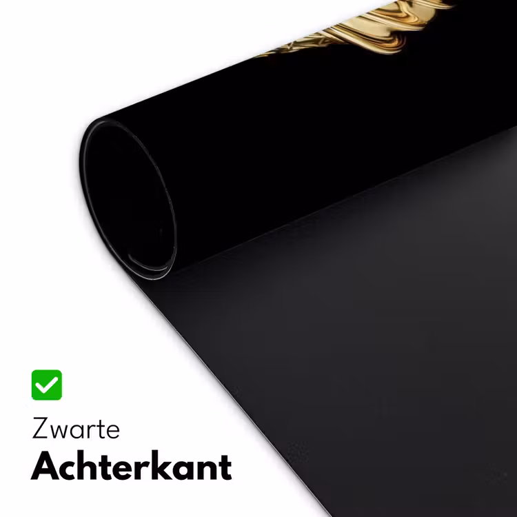 Bureau onderlegger - Ijs - Goud - Zwart - Eten — 4