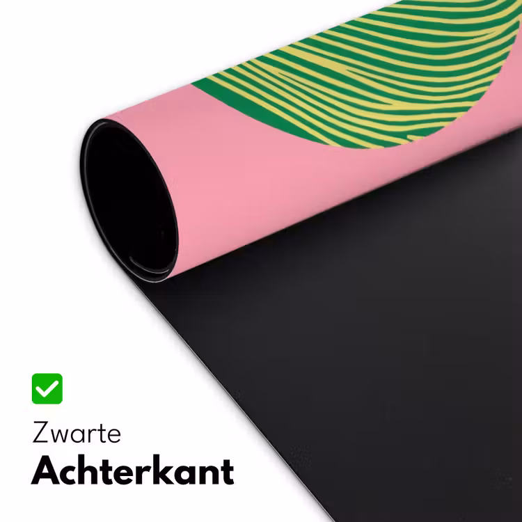 Bureau onderlegger - Illustratie - Blad - Minimalistisch - Groen — 4