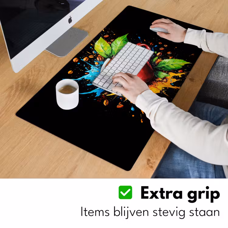 Bureau onderlegger - Koffie - Graffiti - Drinken - Abstract — 5