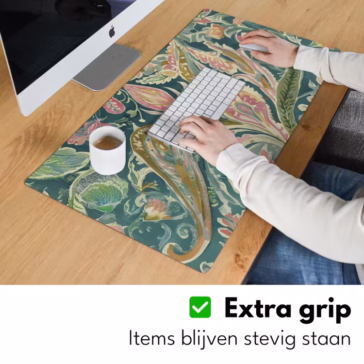 Bureau onderlegger - Patroon - Kleurrijk - Sierlijk - Groen — 5