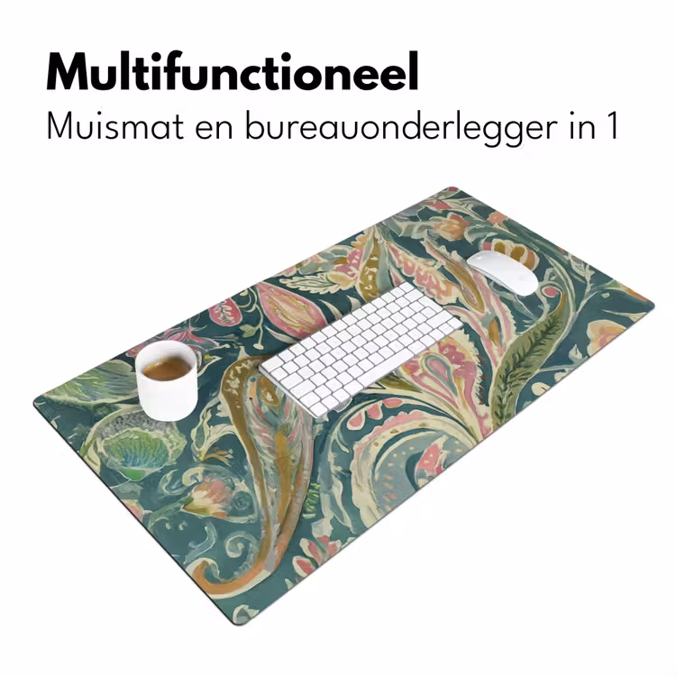 Bureau onderlegger - Patroon - Kleurrijk - Sierlijk - Groen — 6