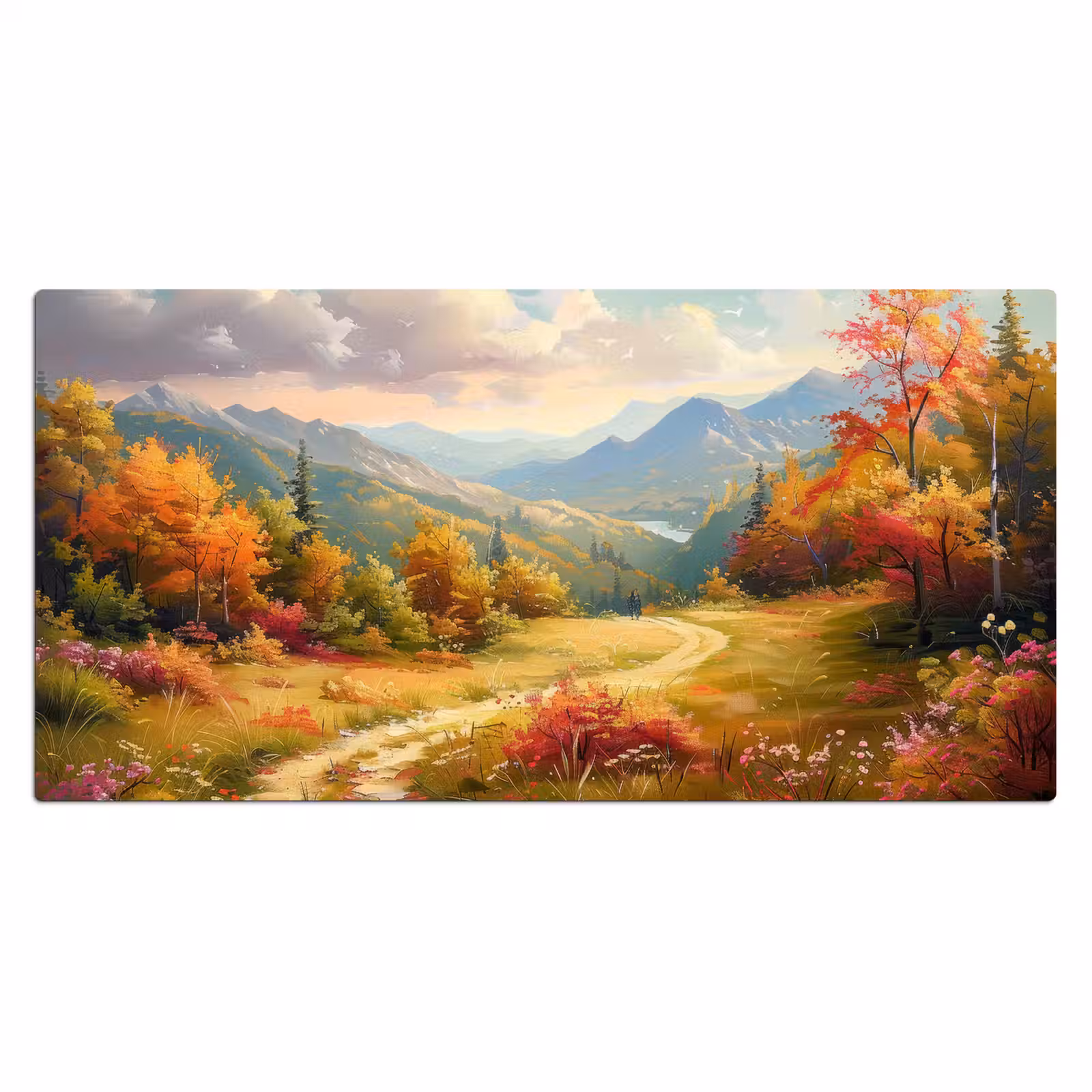Bureau onderlegger - Landschap - Illustratie - Natuur — 1