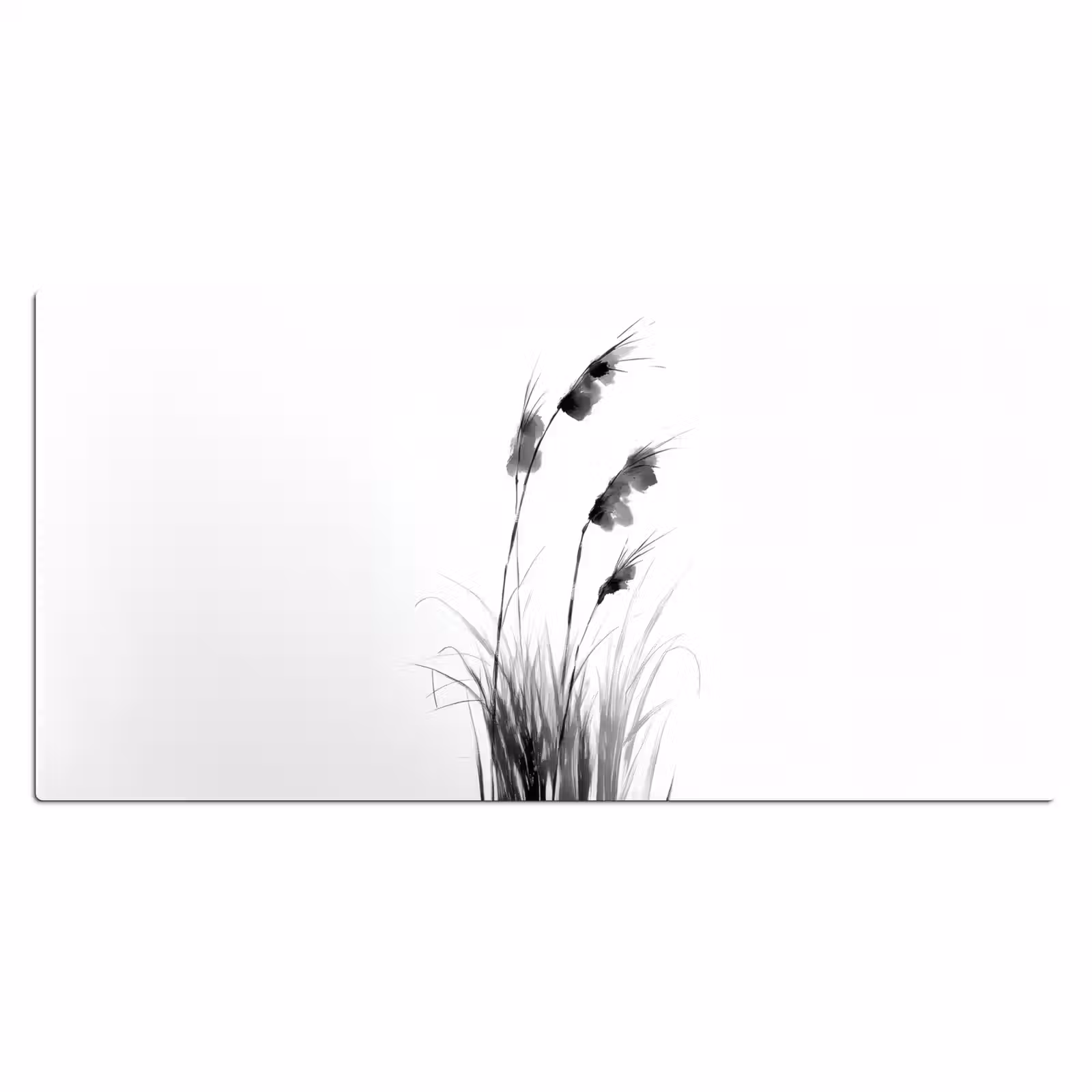 Bureau onderlegger - Minimalistisch - Stelen - Wit — 1